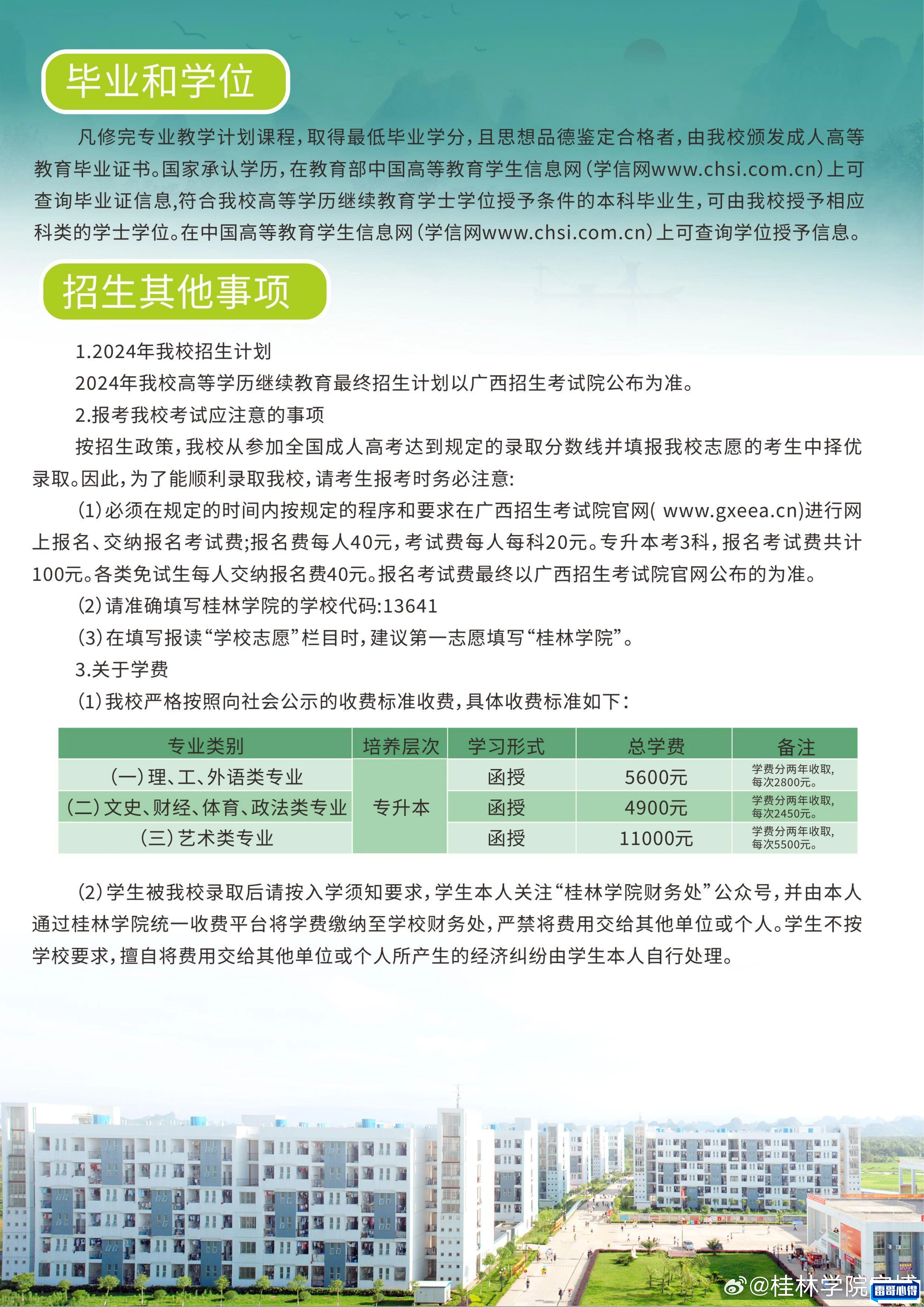 2024桂林信息工程职业学院招生章程